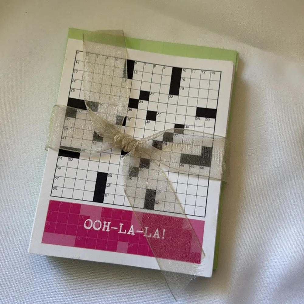 Clarkson Potter Random House Crossword Puzzle notecards set of 9